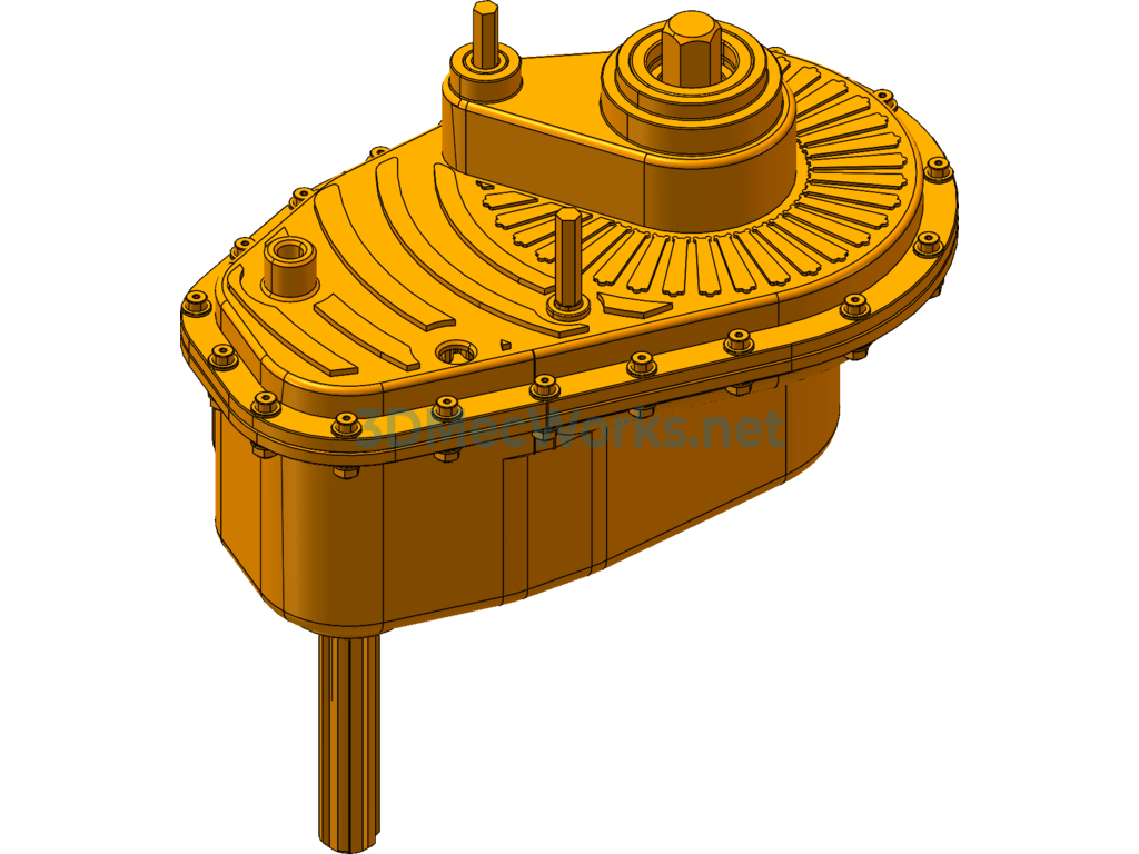 Gearbox Model Design - SolidWorks UG(NX) - Free Download Gearbox Model Design - Image 4