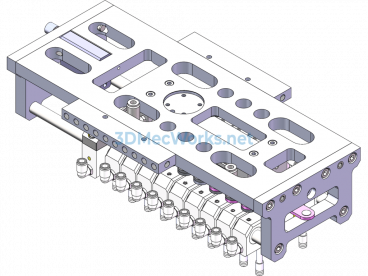Variable pitch gripper - SolidWorks - Free Download