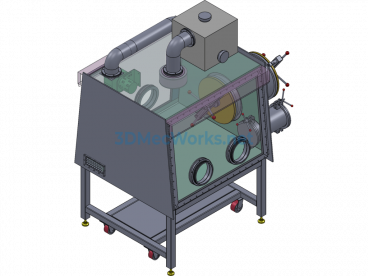 Development with small glove box - SolidWorks - Free Download