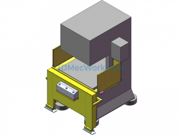 Automatic Safety Guard for Punch Press - SolidWorks - Free Download