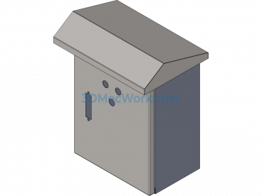 400x300x200S Standard Distribution Box - SolidWorks - Free Download
