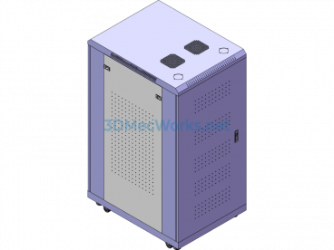 24U Industrial Computer Chassis - SolidWorks - Free Download