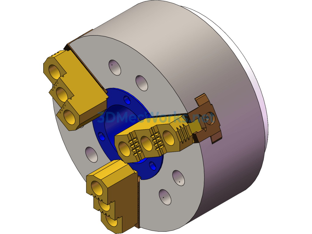 K55250 Power Chuck 3d Parts and Assembly Drawings - SolidWorks - Free Download K55250 Power Chuck 3d Parts and Assembly Drawings