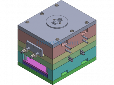 Jet Cap Injection Mold - SolidWorks  AutoCAD-ZWCAD - Free Download