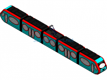 Urban Tram - SolidWorks - Free Download