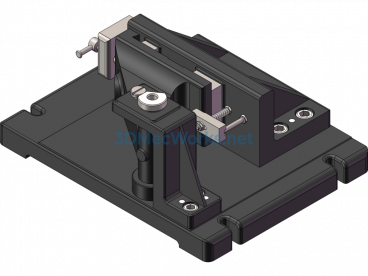 Lathe Tailstock Body - Drilling φ17 Hole Fixture includes CAD Drawings (DWG drawings provided) - SolidWorks  AutoCAD-ZWCAD - Free Download