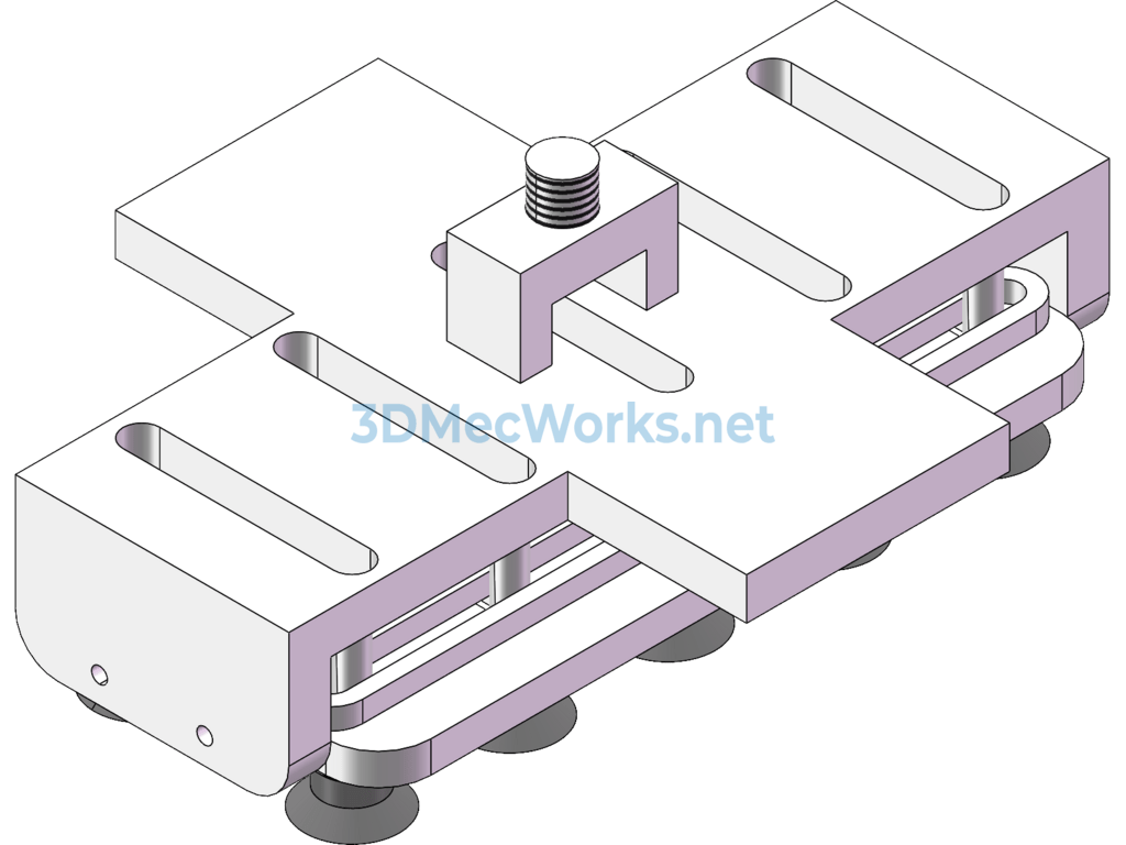 Gantry Robot Special Variable Distance Suction Cup for Manipulators - SolidWorks - Free Download Gantry Robot Special Variable Distance Suction Cup for Manipulators - Image 2