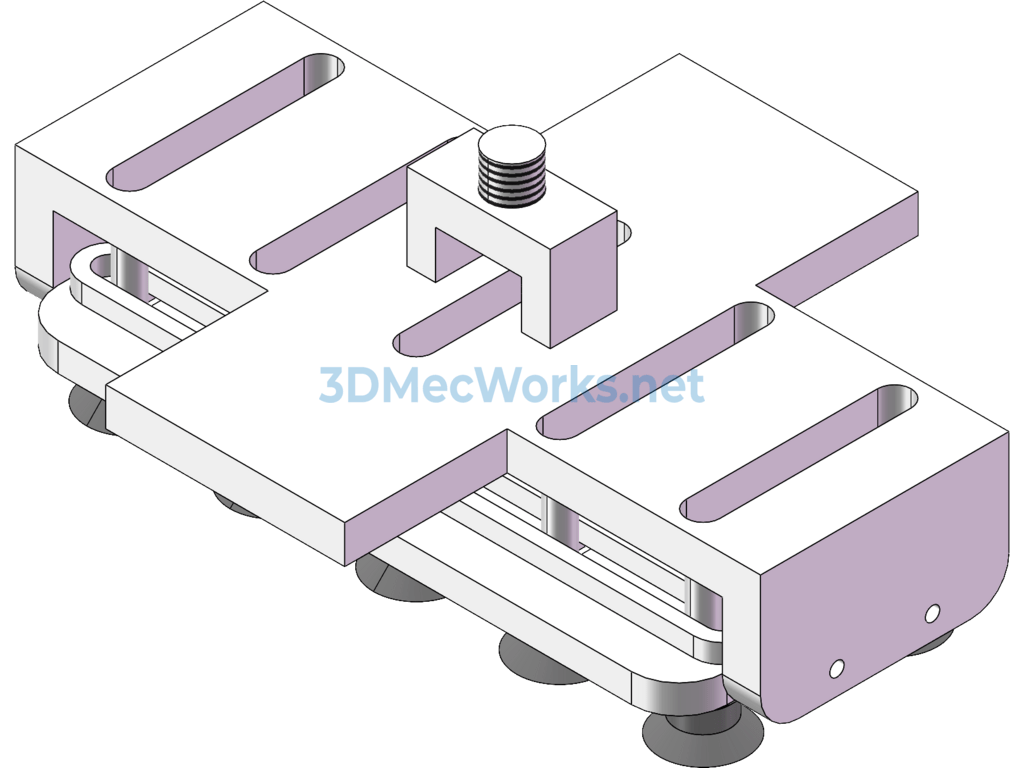 Gantry Robot Special Variable Distance Suction Cup for Manipulators - SolidWorks - Free Download Gantry Robot Special Variable Distance Suction Cup for Manipulators - Image 3