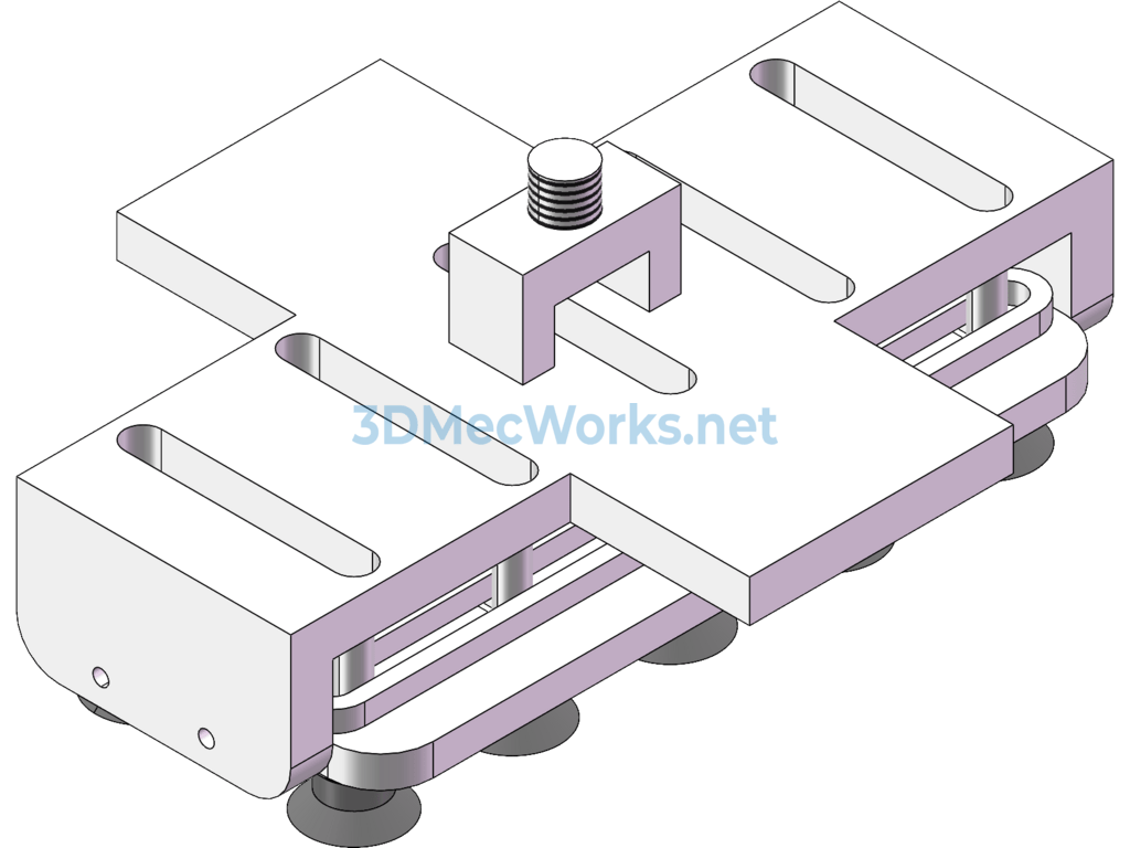 Gantry Robot Special Variable Distance Suction Cup for Manipulators - SolidWorks - Free Download Gantry Robot Special Variable Distance Suction Cup for Manipulators - Image 4