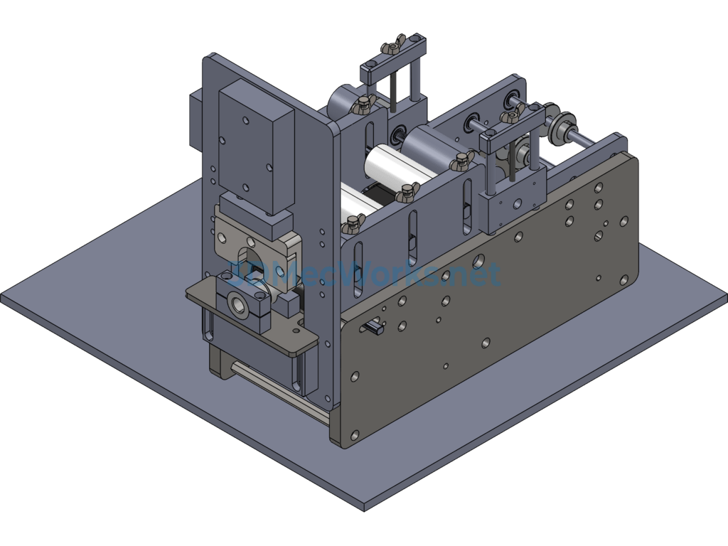 Extruder Plastic Hose Cutting Machine - SolidWorks - Free Download Extruder Plastic Hose Cutting Machine - Image 3