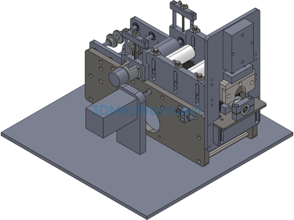 Extruder Plastic Hose Cutting Machine - SolidWorks - Free Download Extruder Plastic Hose Cutting Machine - Image 4