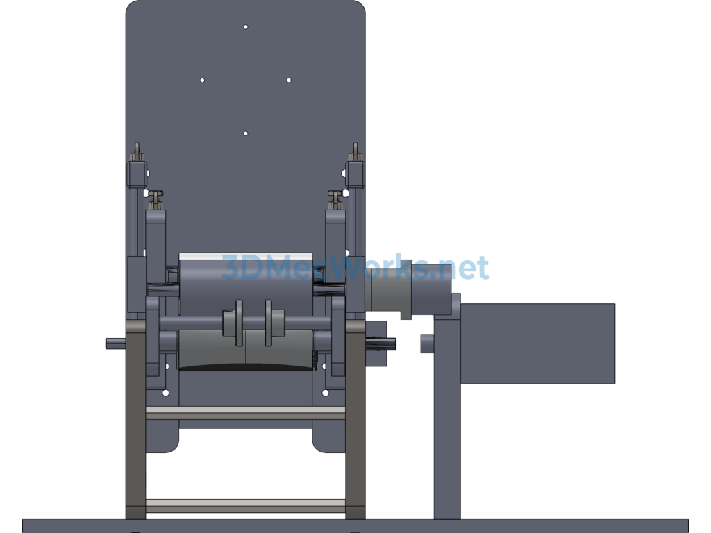 Extruder Plastic Hose Cutting Machine - SolidWorks - Free Download Extruder Plastic Hose Cutting Machine - Image 5