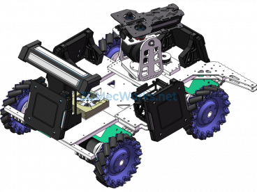 2018 DJI RobotMaster - Infantry Fighting Vehicle - SolidWorks - Free Download