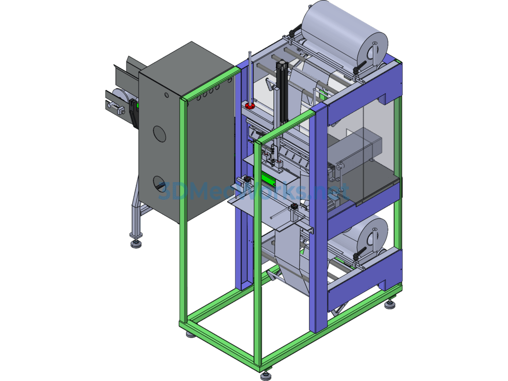 Shrink Wrapping Machine - SolidWorks - Free Download Shrink Wrapping Machine - Image 2