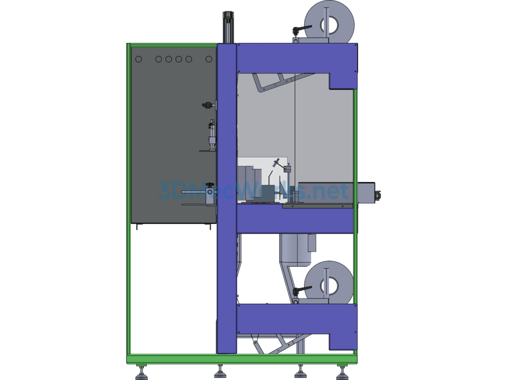 Shrink Wrapping Machine - SolidWorks - Free Download Shrink Wrapping Machine - Image 5