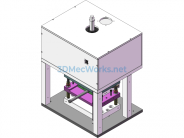 Compression Spring Device - SolidWorks - Free Download