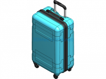 22-inch Minimalist Trolley Case - SolidWorks - Free Download