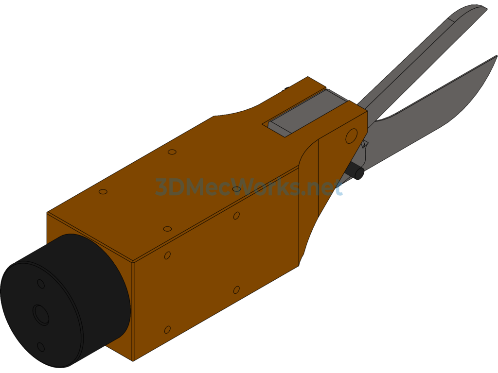 Am10 Pneumatic Scissors - SolidWorks - Free Download Am10 Pneumatic Scissors