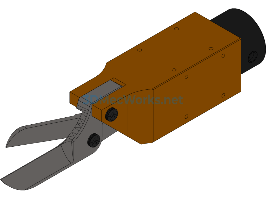 Am10 Pneumatic Scissors - SolidWorks - Free Download Am10 Pneumatic Scissors - Image 3