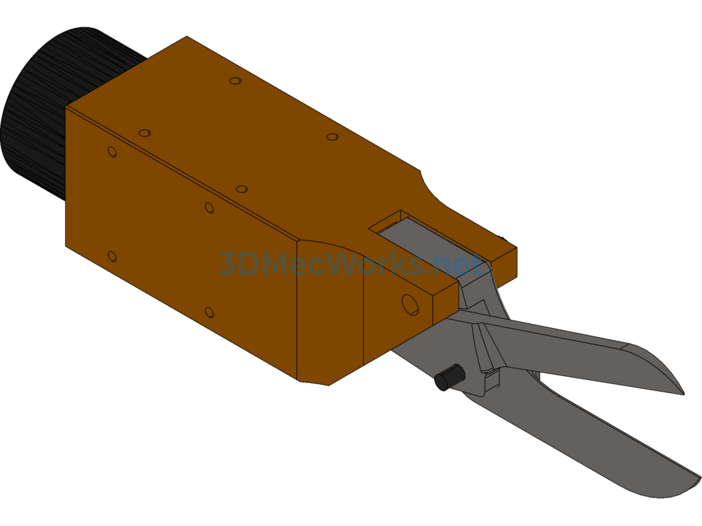Am10 Pneumatic Scissors - SolidWorks - Free Download Am10 Pneumatic Scissors - Image 4