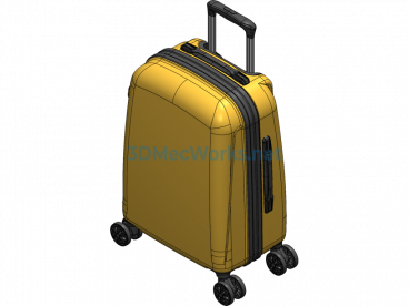 19-inch suitcase - SolidWorks - Free Download