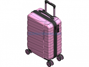 19-inch trolley case - SolidWorks - Free Download