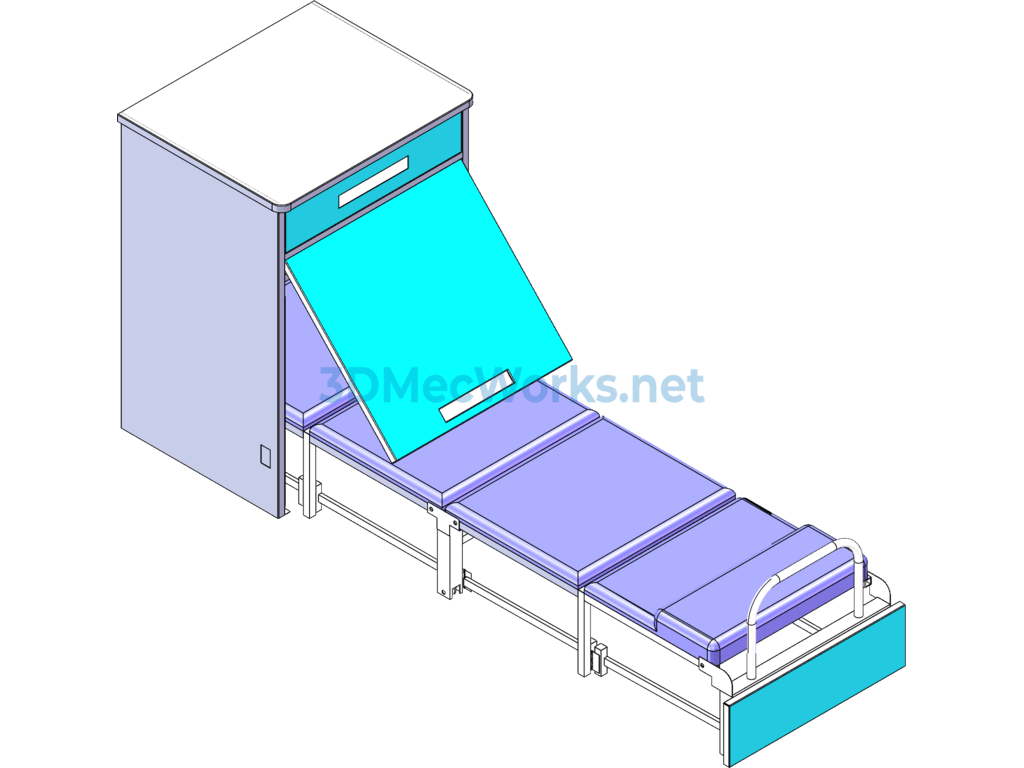Shared Care Bed - SolidWorks - Free Download Shared Care Bed - Image 2