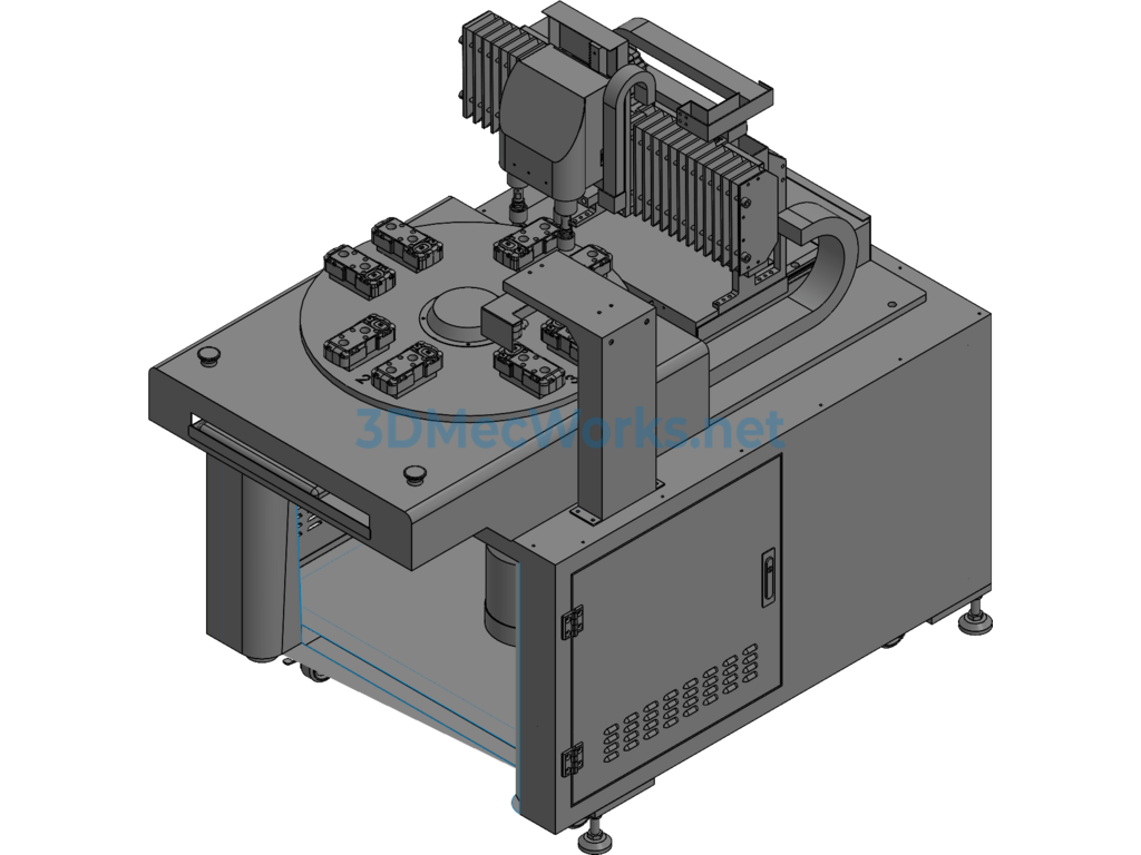 Polishing Machine Model Design - Exported - Free Download Polishing Machine Model Design