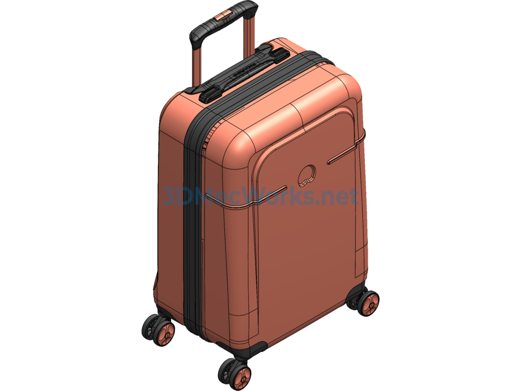 Ambassador Suitcase - SolidWorks - Free Download Ambassador Suitcase - Image 2