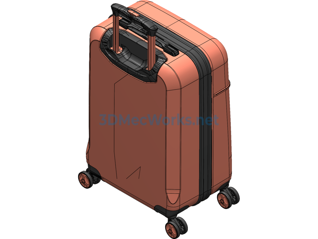 Ambassador Suitcase - SolidWorks - Free Download Ambassador Suitcase - Image 3
