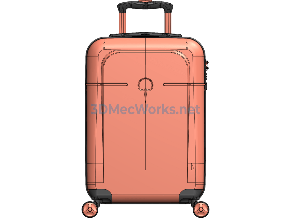 Ambassador Suitcase - SolidWorks - Free Download Ambassador Suitcase - Image 5