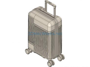 19-inch business trolley case - SolidWorks - Free Download