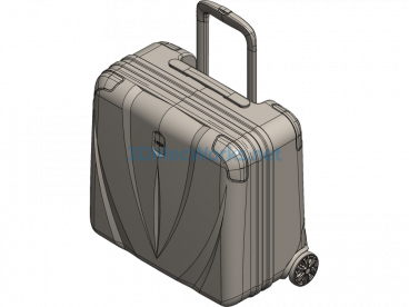 16-inch two-wheel computer case - SolidWorks - Free Download