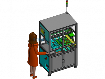 3D model of magnet weighing equipment - SolidWorks - Free Download