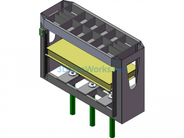 Woodworking Cold Press Machine - SolidWorks - Free Download