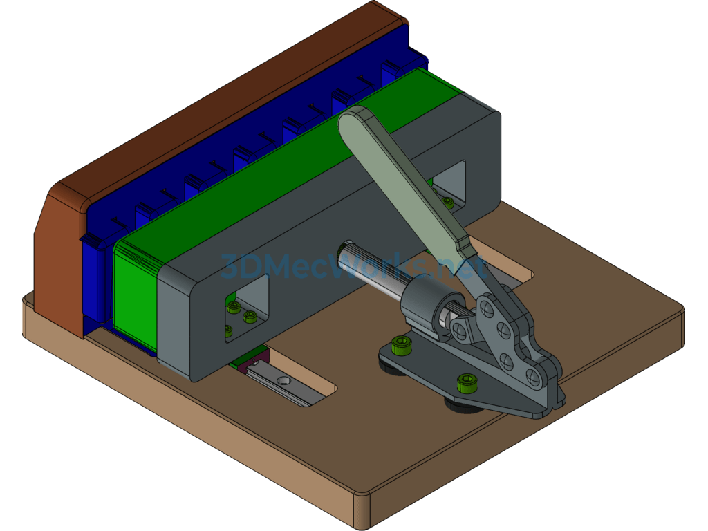 Toothbrush Handle Fixation Jig - Exported - Free Download Toothbrush Handle Fixation Jig - Image 2