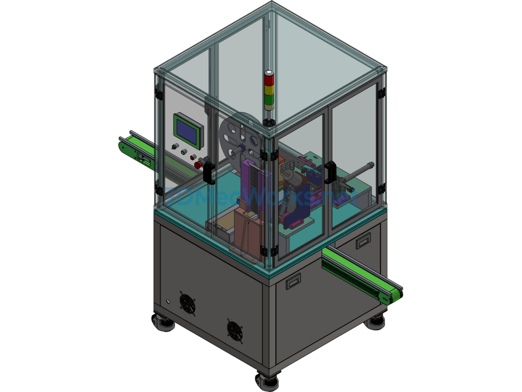 Automatic Heat-Shrink Packaging Equipment for Cutlery and Forks - SolidWorks - Free Download Automatic Heat-Shrink Packaging Equipment for Cutlery and Forks