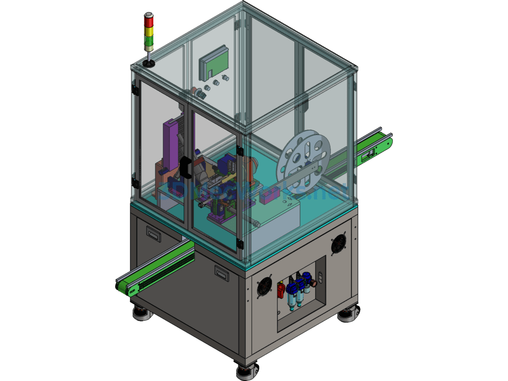 Automatic Heat-Shrink Packaging Equipment for Cutlery and Forks - SolidWorks - Free Download Automatic Heat-Shrink Packaging Equipment for Cutlery and Forks - Image 4