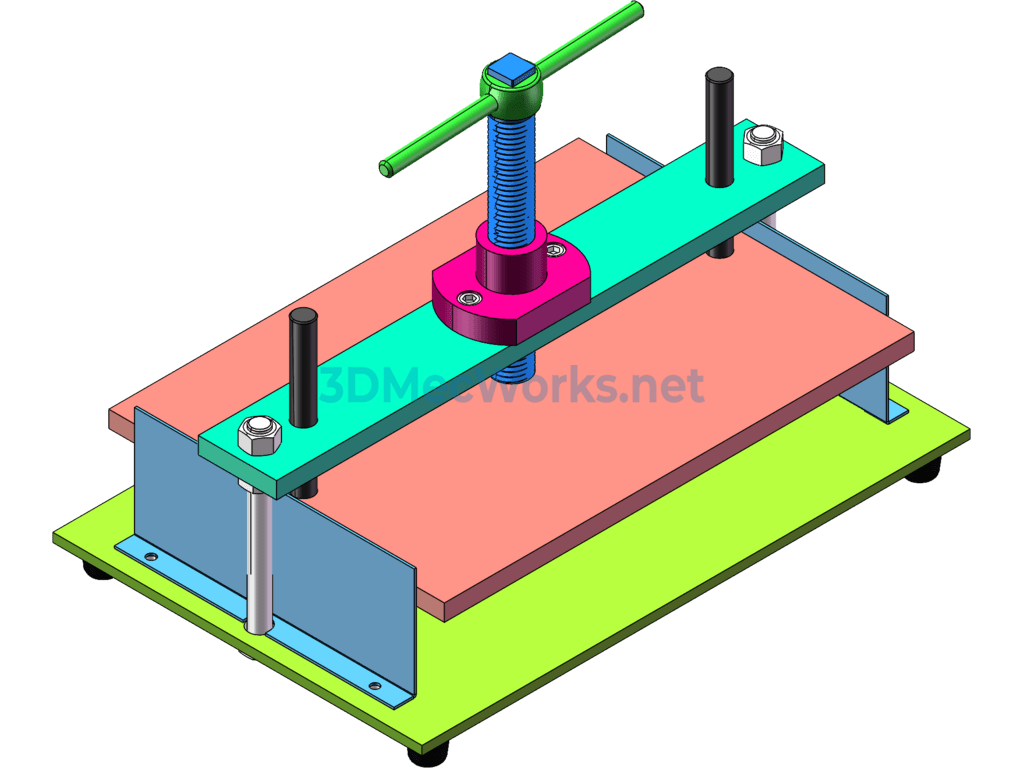 Flattening Machine Model - SolidWorks - Free Download Flattening Machine Model - Image 4