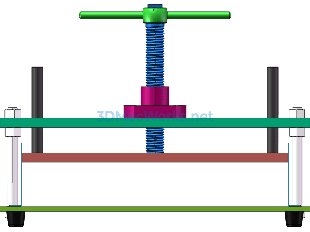 Flattening Machine Model - SolidWorks - Free Download Flattening Machine Model - Image 5