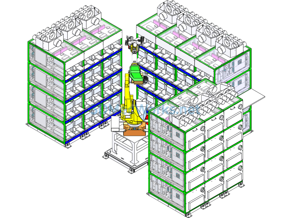 Automatic Pick-And-Place for Motherboard Aging Tester - SolidWorks - Free Download Automatic Pick-And-Place for Motherboard Aging Tester