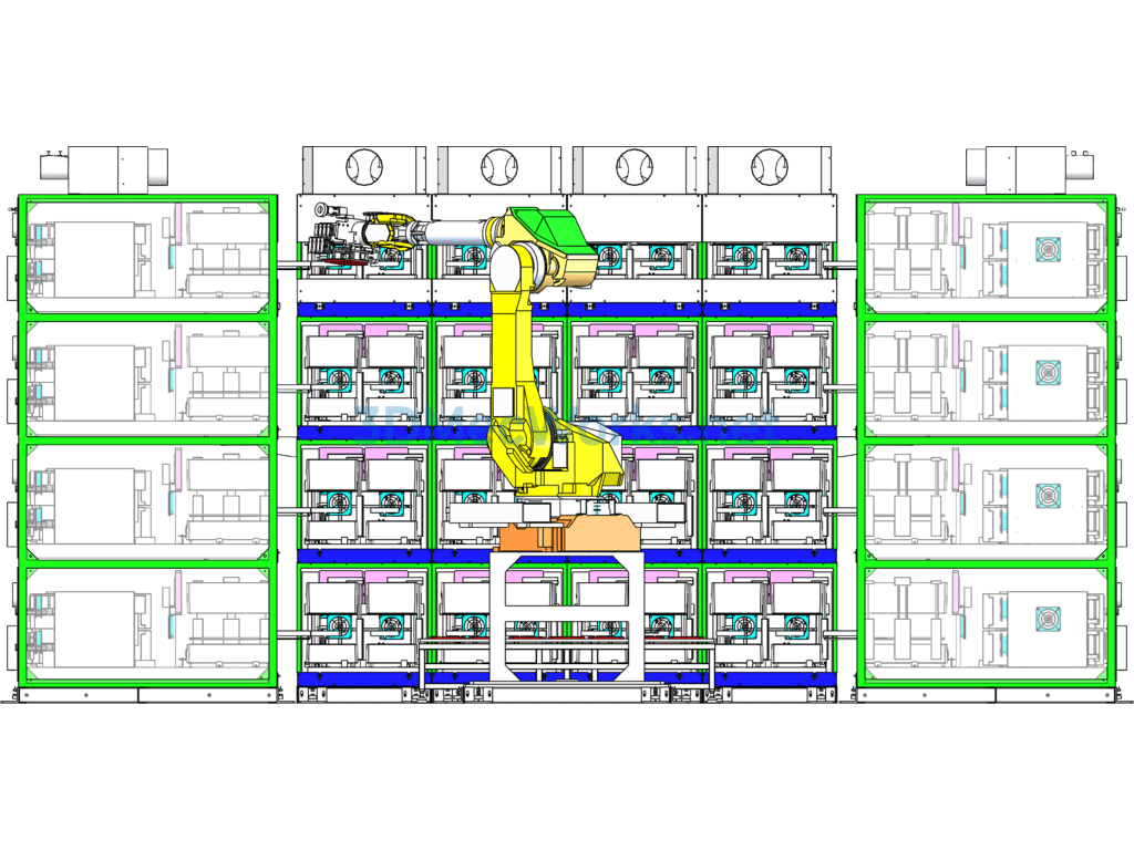 Automatic Pick-And-Place for Motherboard Aging Tester - SolidWorks - Free Download Automatic Pick-And-Place for Motherboard Aging Tester - Image 5