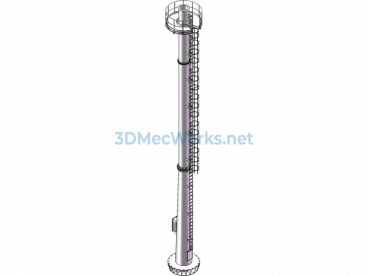 Chimney Detailed Model - SolidWorks - Free Download