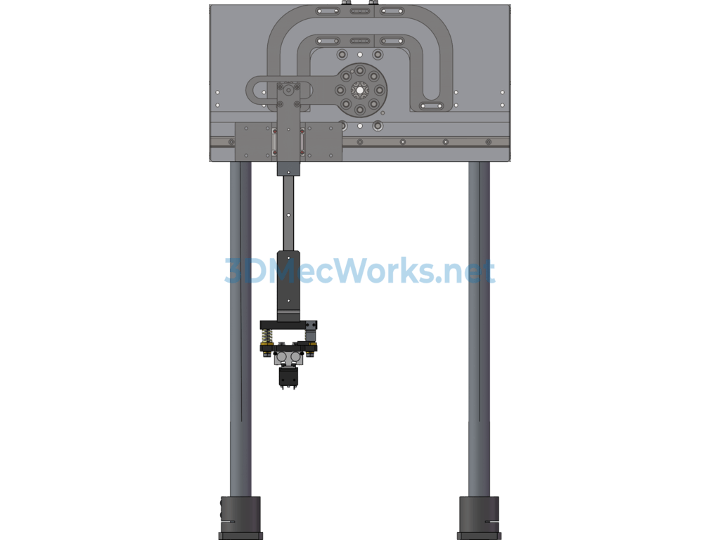 N-Type Pneumatic Mechanical Gripper - SolidWorks - Free Download N-Type Pneumatic Mechanical Gripper - Image 5
