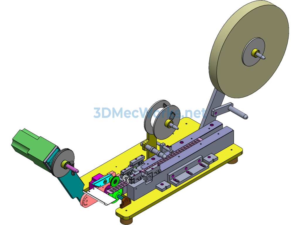 Automatic Tape Feeder (produced With Dfm, Bom) - SolidWorks - Free Download Automatic Tape Feeder (produced With Dfm, Bom) - Image 2