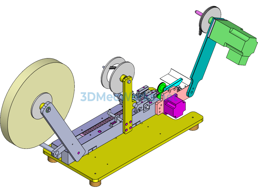 Automatic Tape Feeder (produced With Dfm, Bom) - SolidWorks - Free Download Automatic Tape Feeder (produced With Dfm, Bom) - Image 4