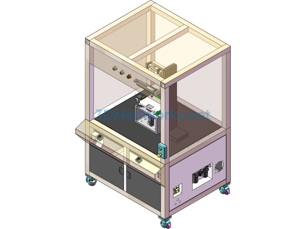 Produced Computer Vision Inspection Machine Project (including Dfm, Bom) - SolidWorks - Free Download Produced Computer Vision Inspection Machine Project (including Dfm, Bom)