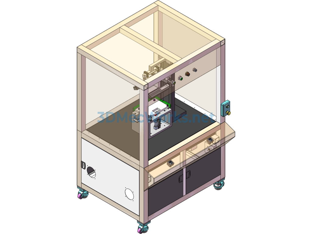 Produced Computer Vision Inspection Machine Project (including Dfm, Bom) - SolidWorks - Free Download Produced Computer Vision Inspection Machine Project (including Dfm, Bom) - Image 2