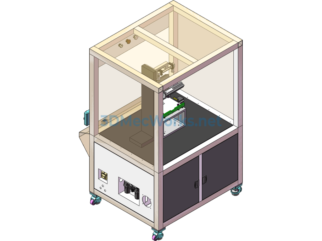 Produced Computer Vision Inspection Machine Project (including Dfm, Bom) - SolidWorks - Free Download Produced Computer Vision Inspection Machine Project (including Dfm, Bom) - Image 4