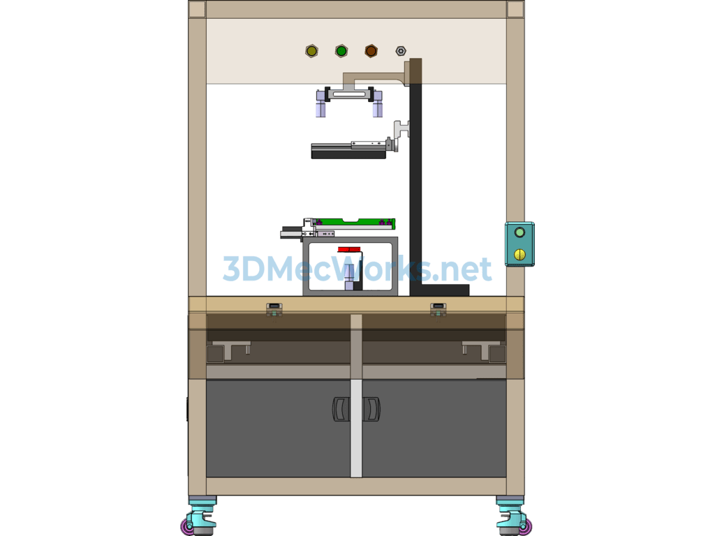 Produced Computer Vision Inspection Machine Project (including Dfm, Bom) - SolidWorks - Free Download Produced Computer Vision Inspection Machine Project (including Dfm, Bom) - Image 5
